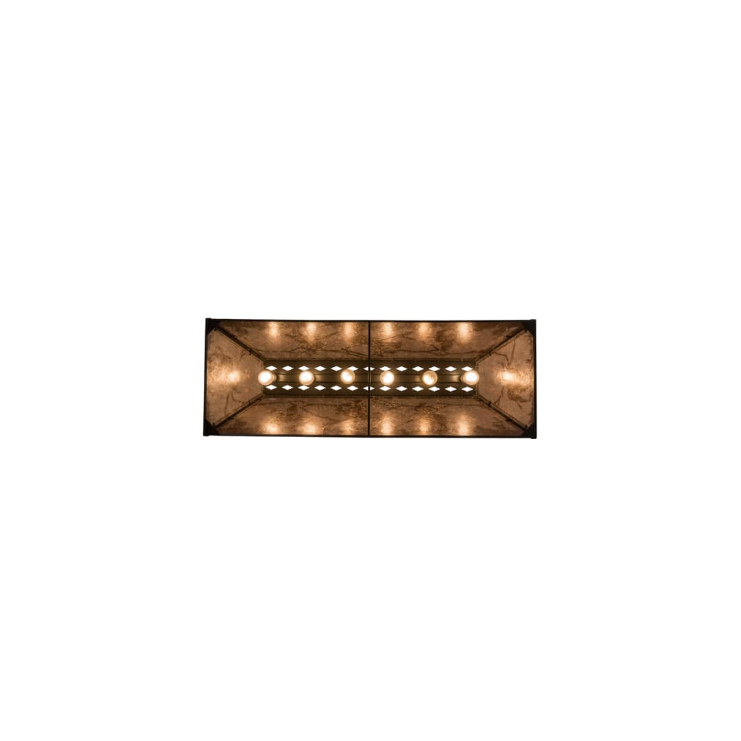 Rustlers 6 Light 17" Wide Linear Pendant