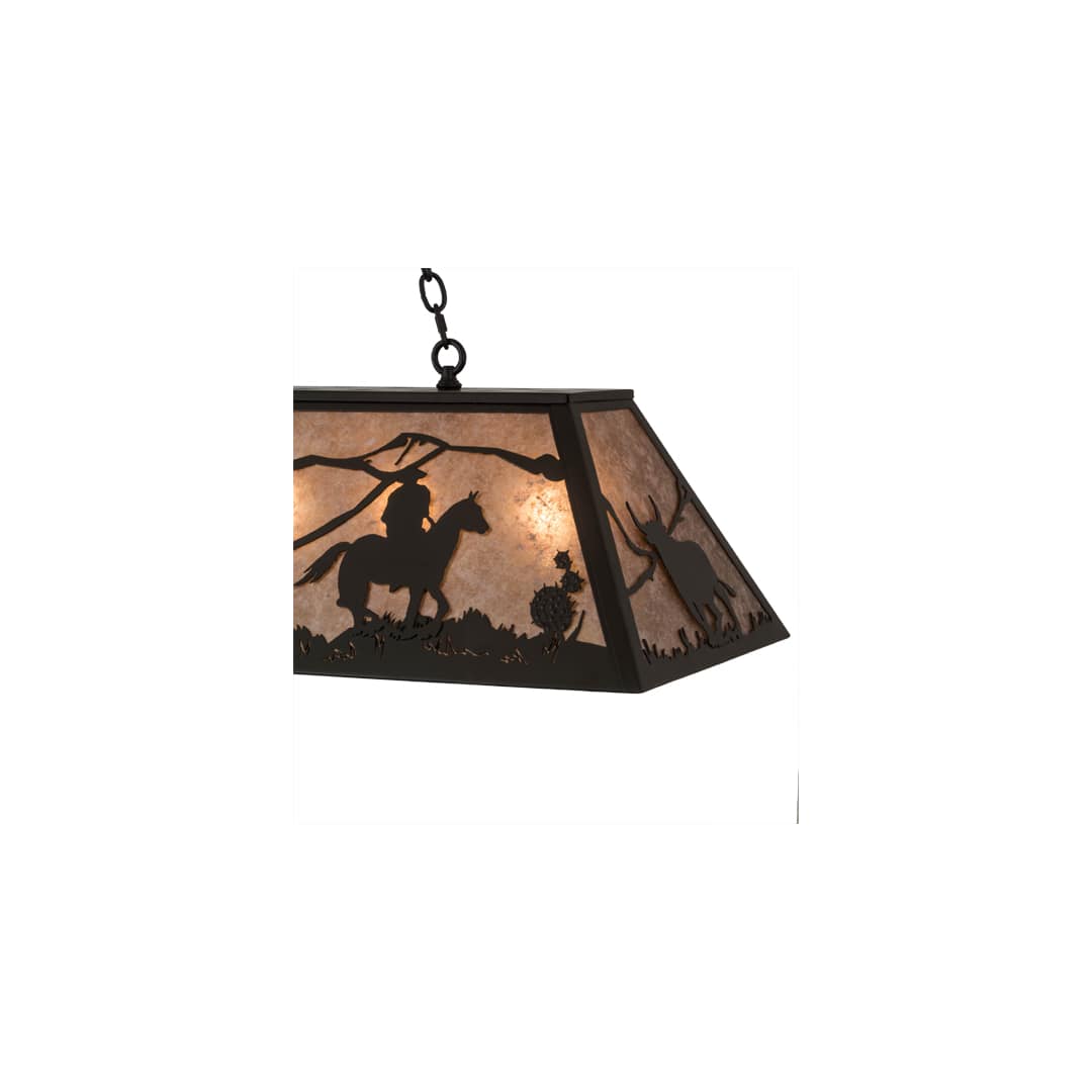 Rustlers 6 Light 17" Wide Linear Pendant