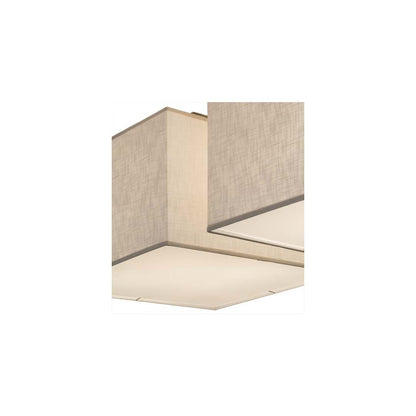 Quadrato 8 Light 24" Wide Linear Pendant