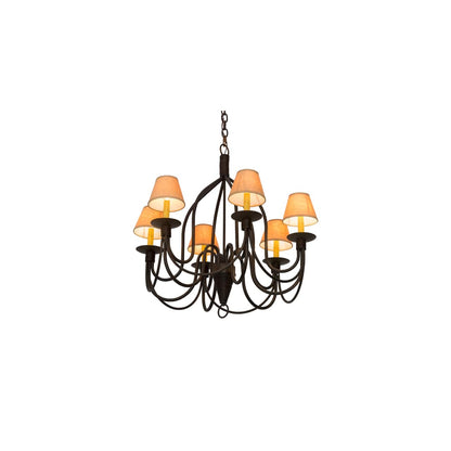 Bell 6 Light 30" Wide Chandelier