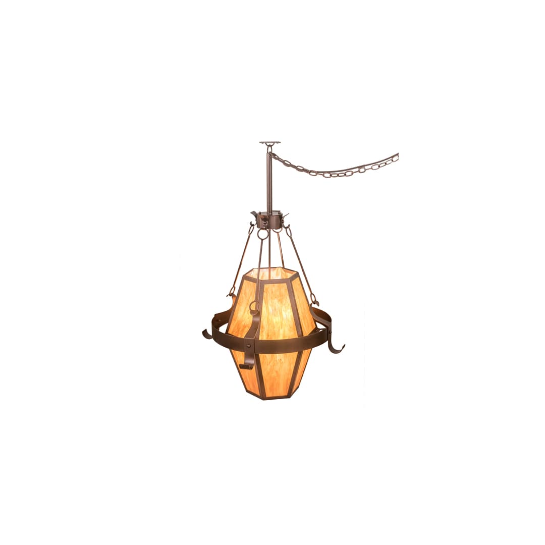 Bonanza 8 Light 30" Wide Abstract Pendant