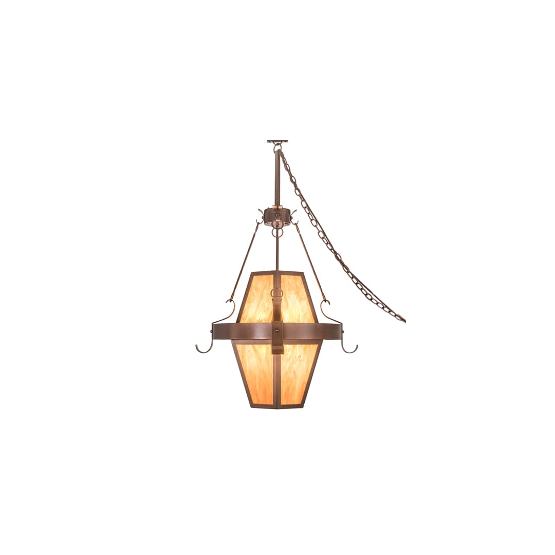 Bonanza 8 Light 30" Wide Abstract Pendant