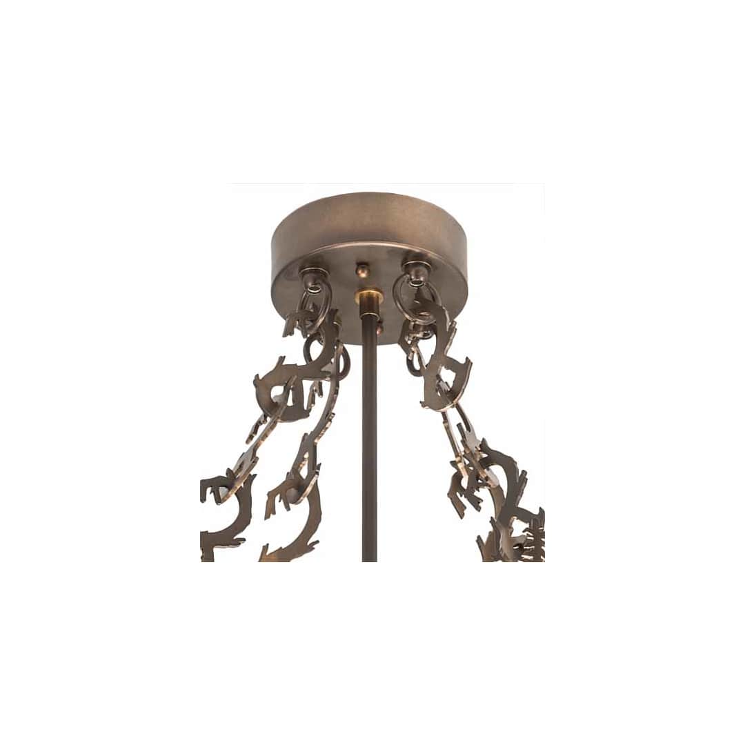 Loon 4 Light 20" Wide Semi-Flush Drum Ceiling Fixture