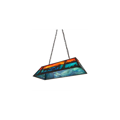 Battling Bucks 6 Light 17" Wide Linear Pendant