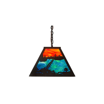 Battling Bucks 6 Light 17" Wide Linear Pendant