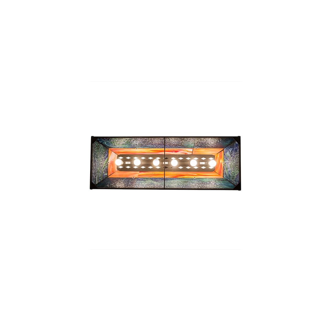 Battling Bucks 6 Light 17" Wide Linear Pendant