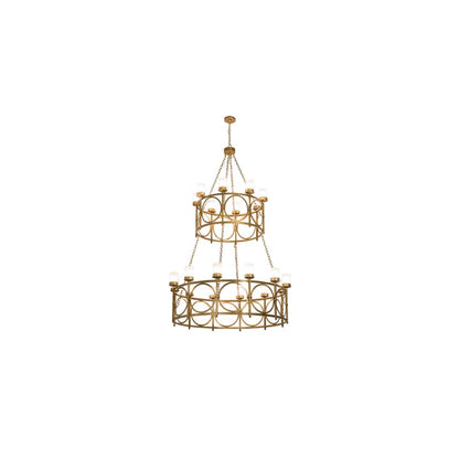 Porta 20 Light 60" Wide Ring Chandelier