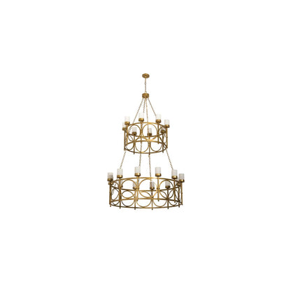 Porta 20 Light 60" Wide Ring Chandelier