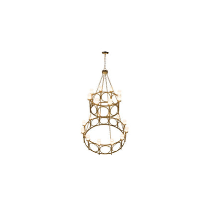 Porta 20 Light 60" Wide Ring Chandelier