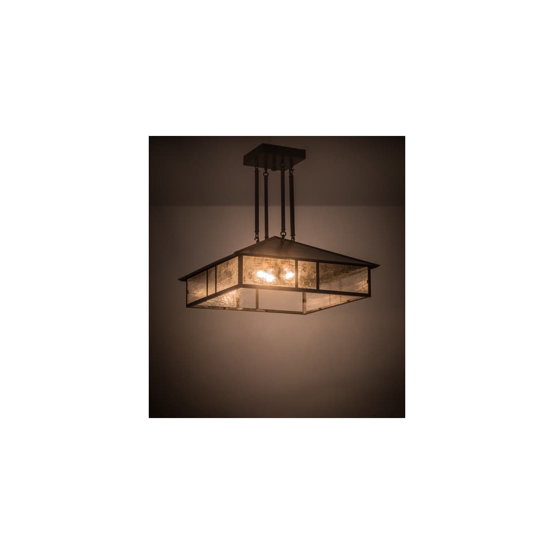 Mission 3 Light 34" Wide Pendant