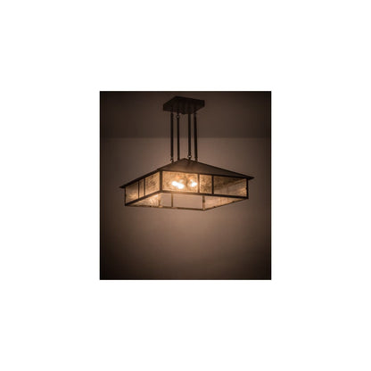 Mission 3 Light 34" Wide Pendant