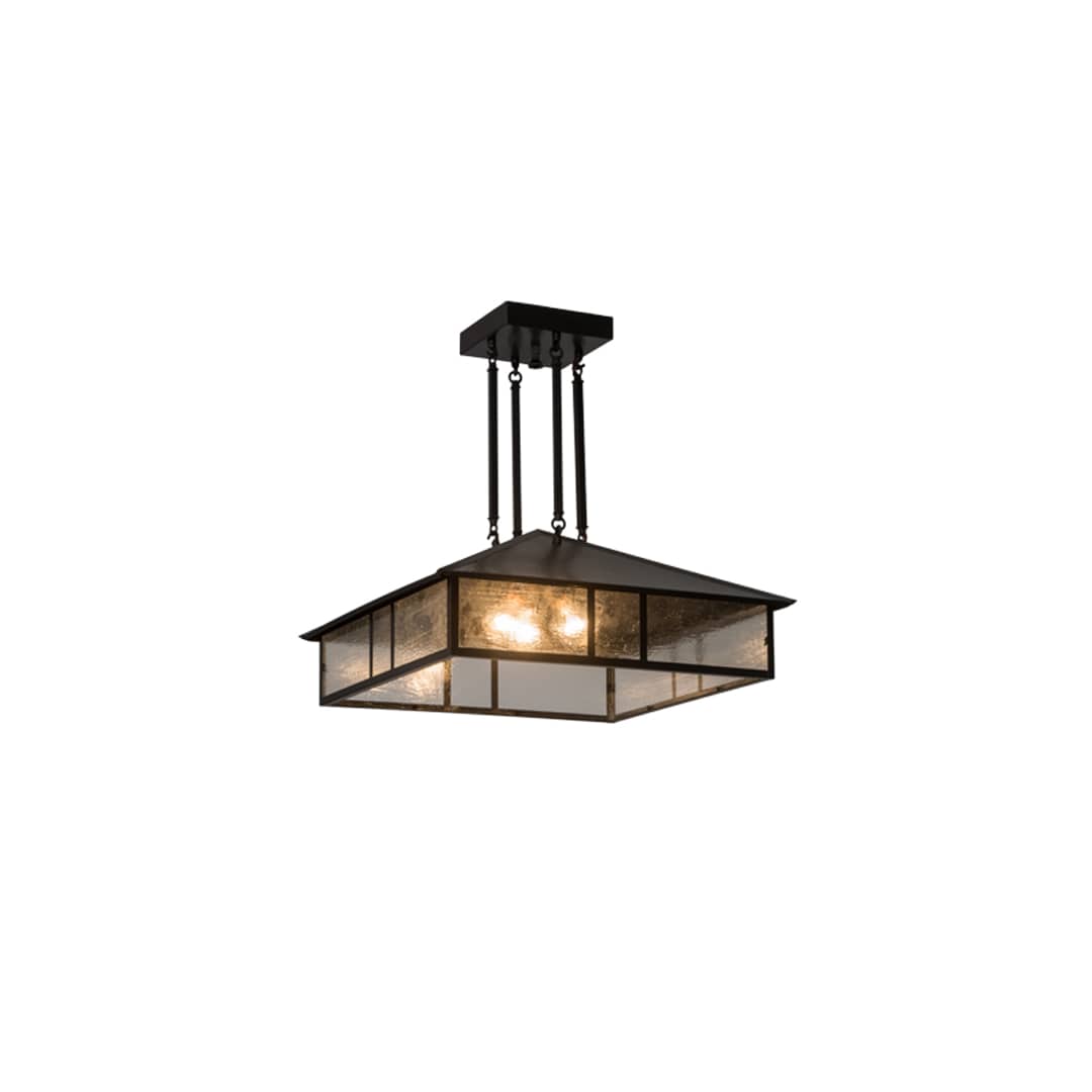 Mission 3 Light 34" Wide Pendant