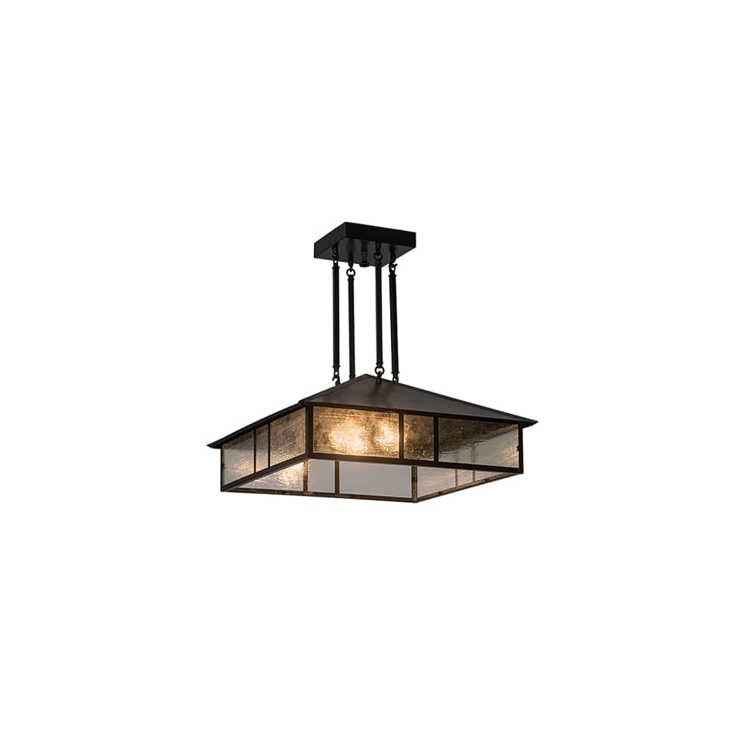 Mission 3 Light 34" Wide Pendant