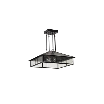 Mission 3 Light 34" Wide Pendant