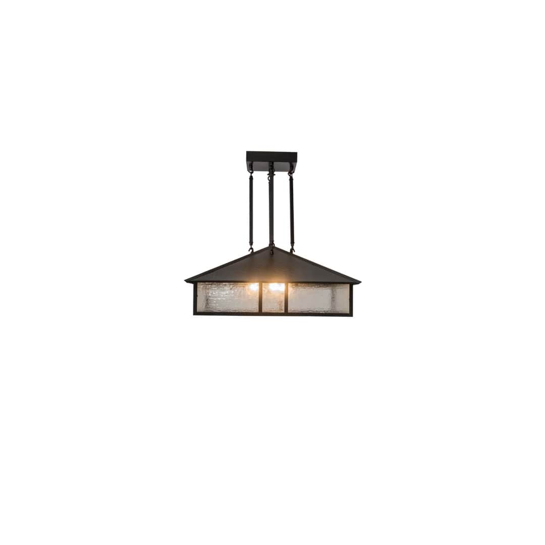 Mission 3 Light 34" Wide Pendant