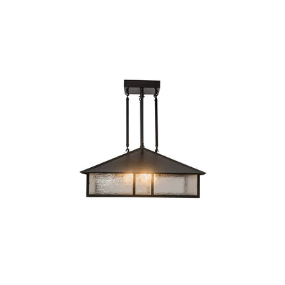 Mission 3 Light 34" Wide Pendant