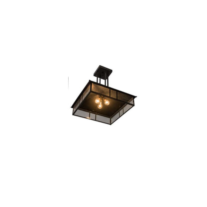 Mission 3 Light 34" Wide Pendant
