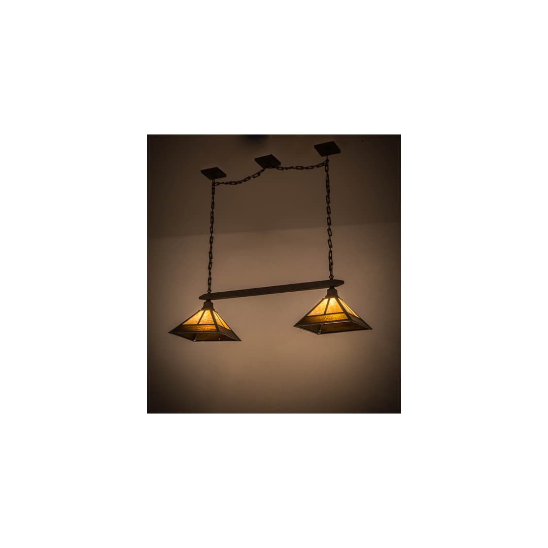 Mission 2 Light 13" Wide Linear Pendant