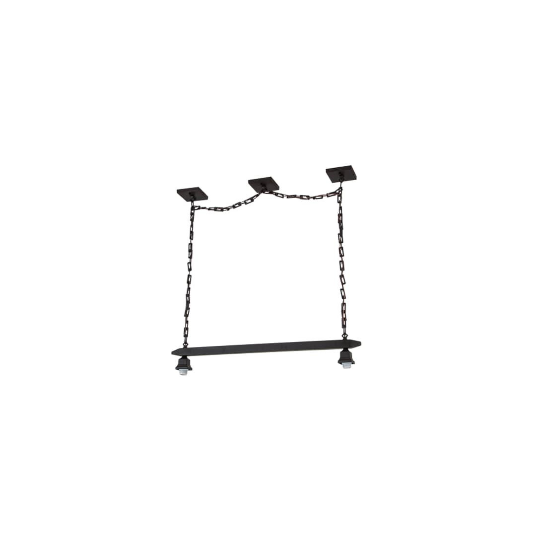 Mission 2 Light 13" Wide Linear Pendant
