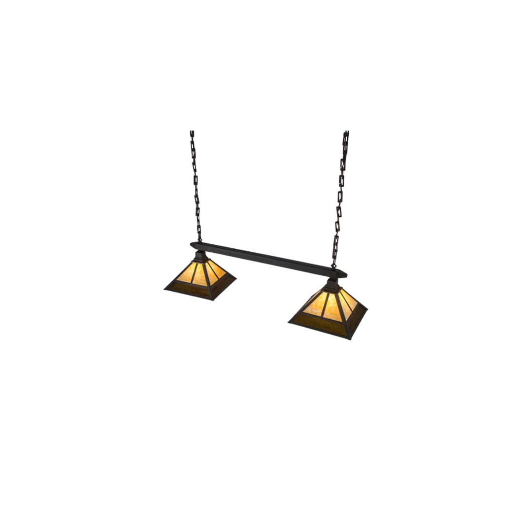 Mission 2 Light 13" Wide Linear Pendant