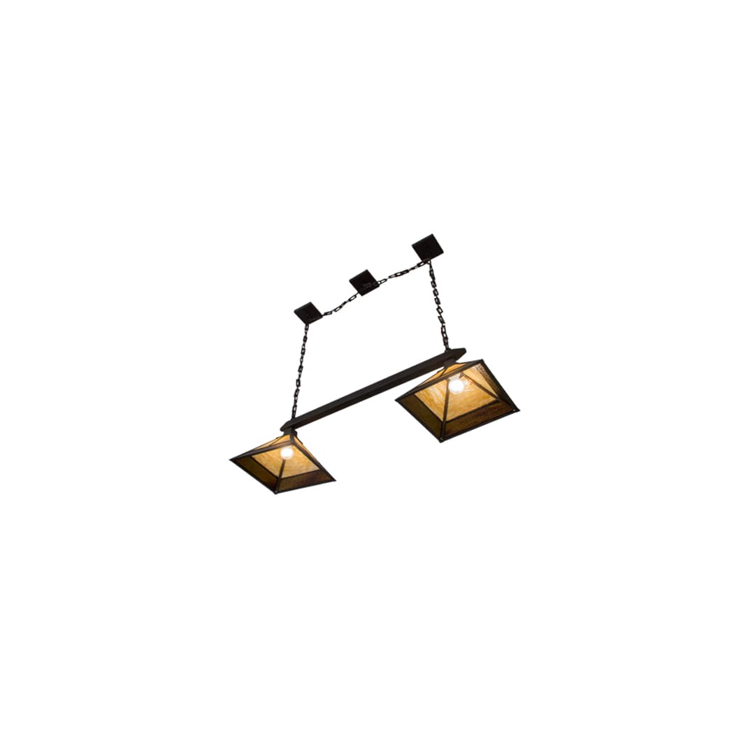 Mission 2 Light 13" Wide Linear Pendant