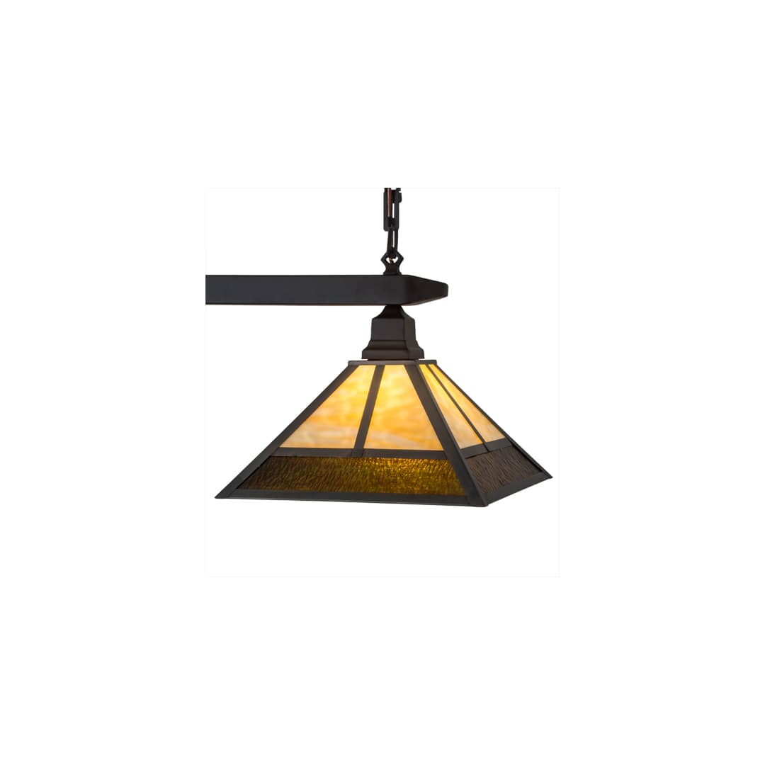 Mission 2 Light 13" Wide Linear Pendant