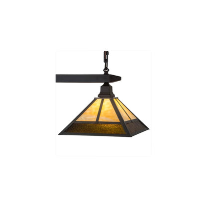Mission 2 Light 13" Wide Linear Pendant