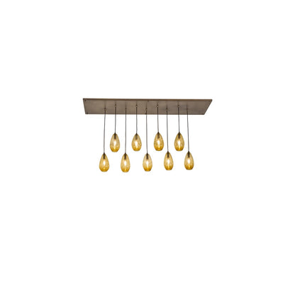 Raquel 9 Light 18" Wide Multi Light Pendant
