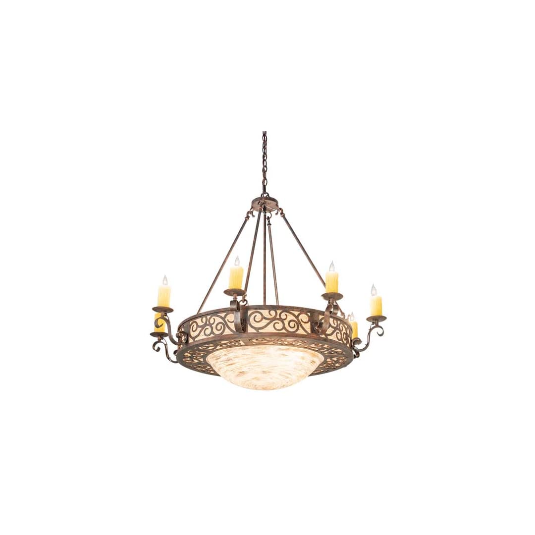 Delano 10 Light 42" Wide Taper Candle Style Chandelier