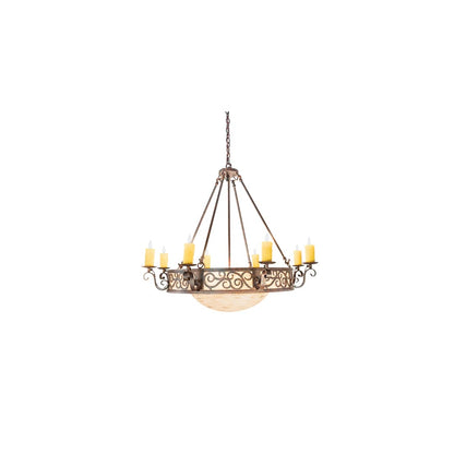 Delano 10 Light 42" Wide Taper Candle Style Chandelier