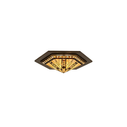 Sonoma 6 Light 36" Wide Flush Mount Ceiling Fixture - Bronze Finish