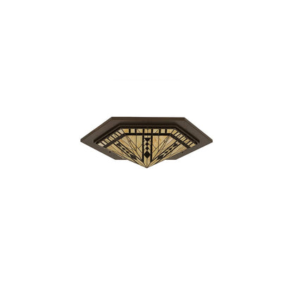 Sonoma 6 Light 36" Wide Flush Mount Ceiling Fixture - Bronze Finish