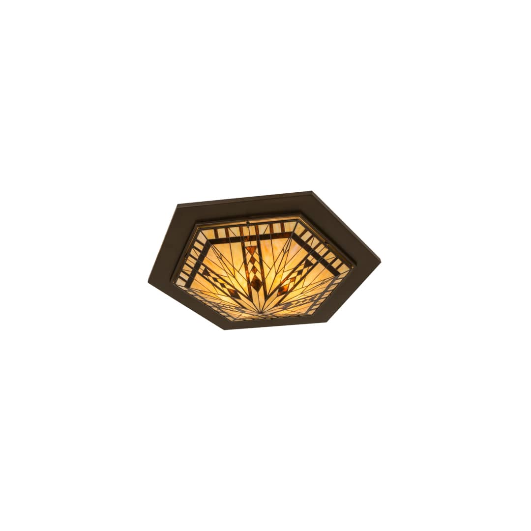 Sonoma 6 Light 36" Wide Flush Mount Ceiling Fixture - Bronze Finish