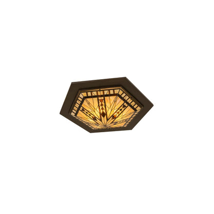 Sonoma 6 Light 36" Wide Flush Mount Ceiling Fixture - Bronze Finish