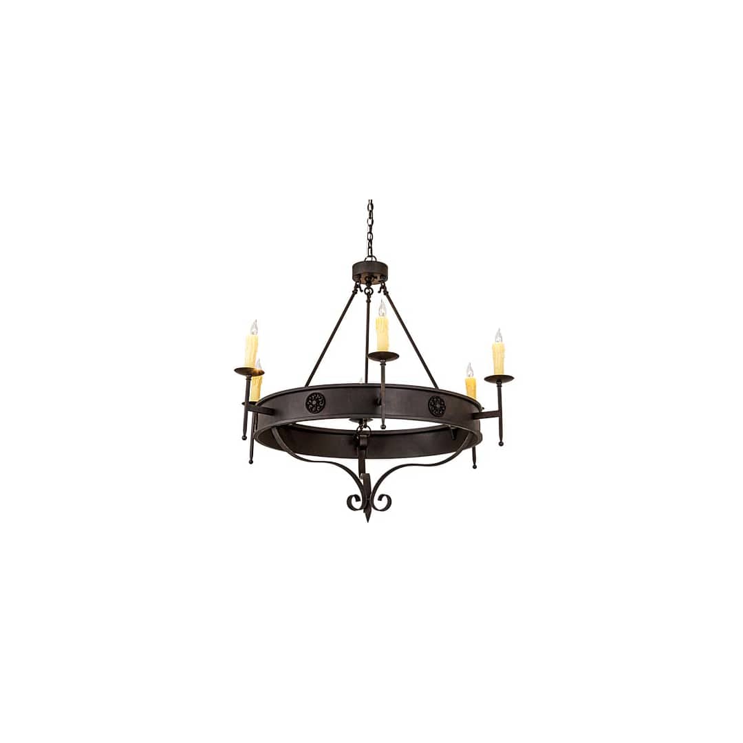 Lorenzo 6 Light 48" Wide Taper Candle Style Chandelier
