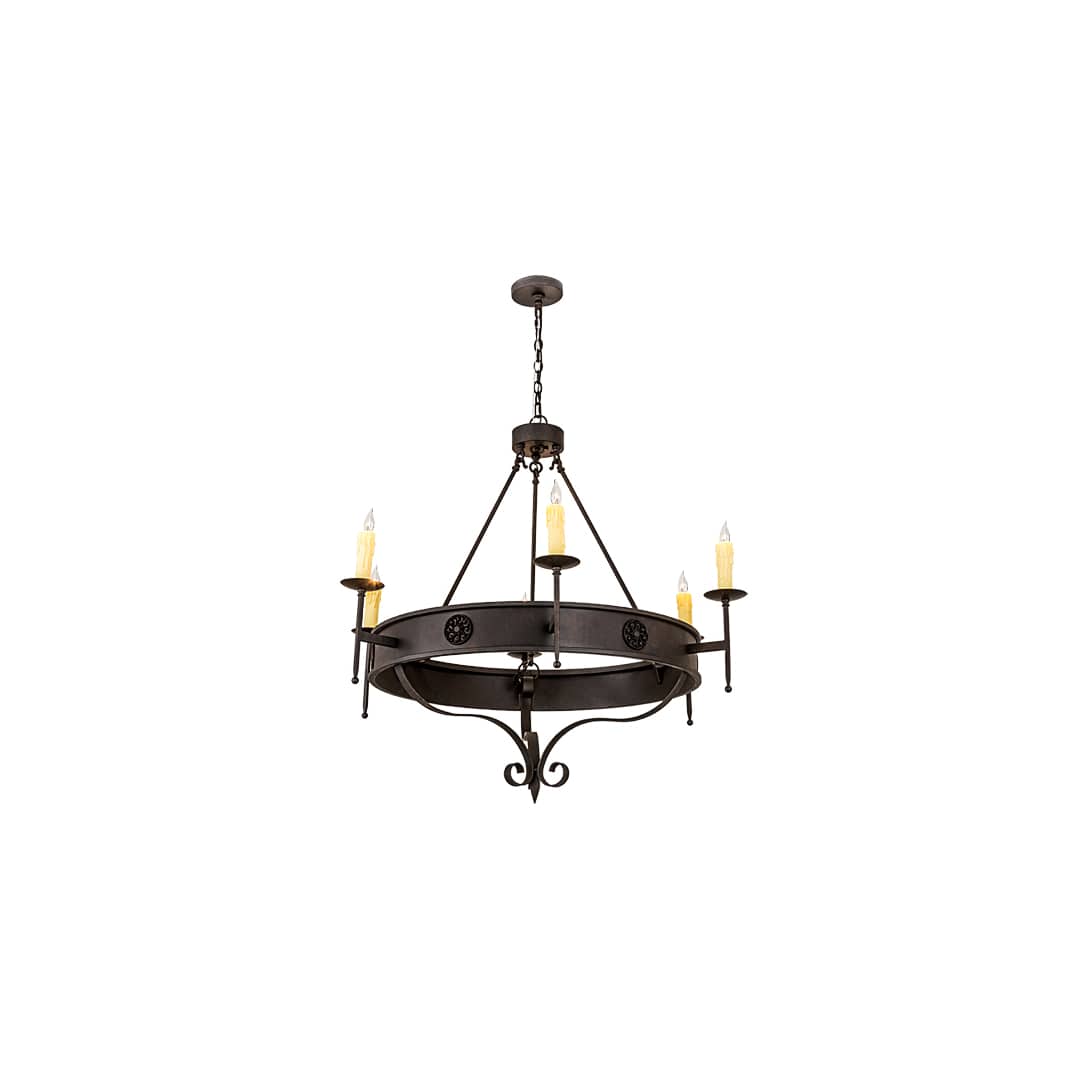 Lorenzo 6 Light 48" Wide Taper Candle Style Chandelier