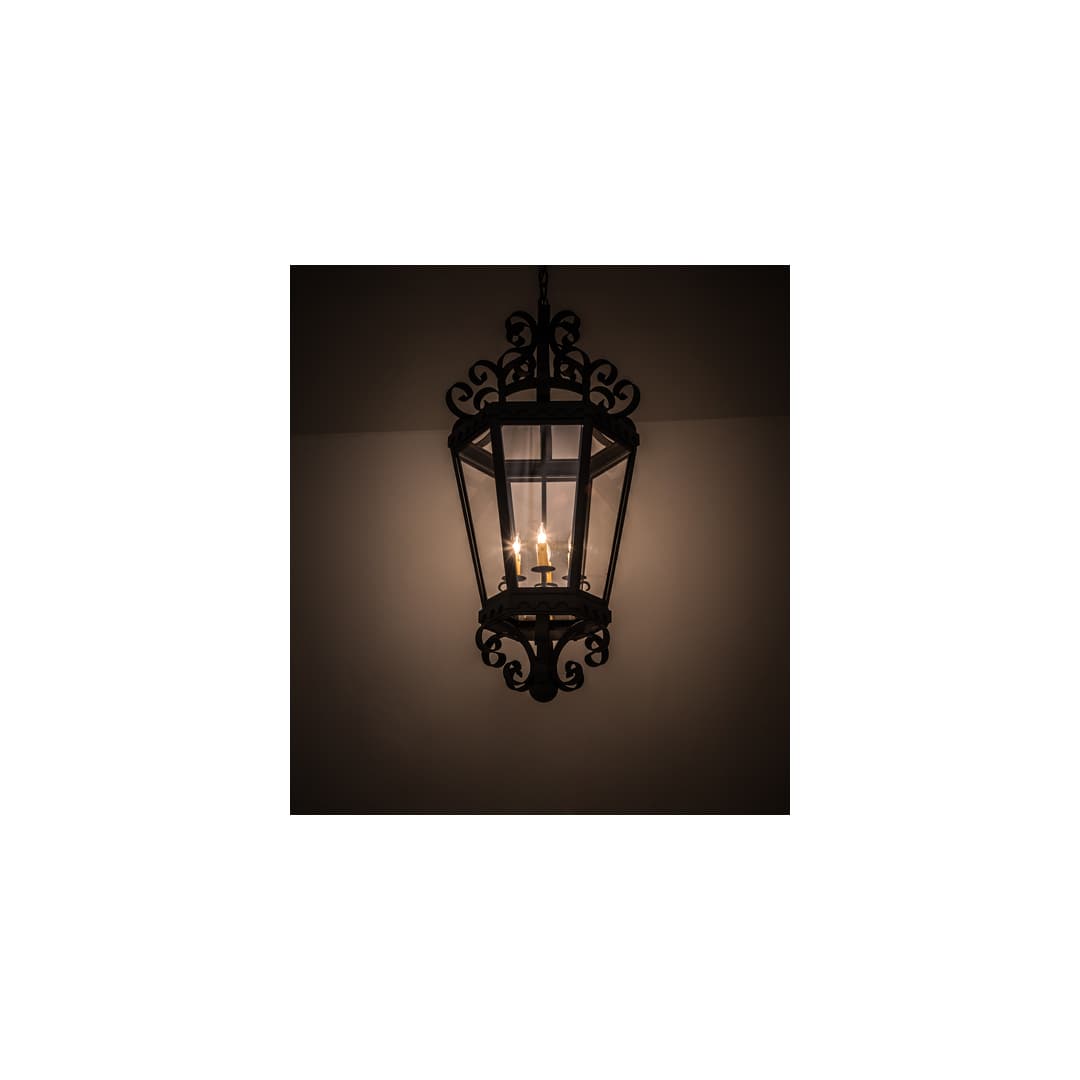 Cadenza 4 Light 18" Wide Taper Candle Pendant