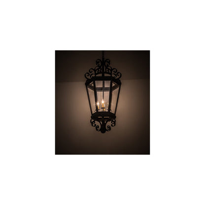 Cadenza 4 Light 18" Wide Taper Candle Pendant