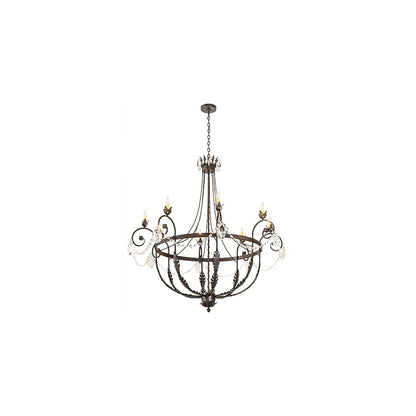 Antonia 8 Light 58" Wide Crystal Candle Style Chandelier