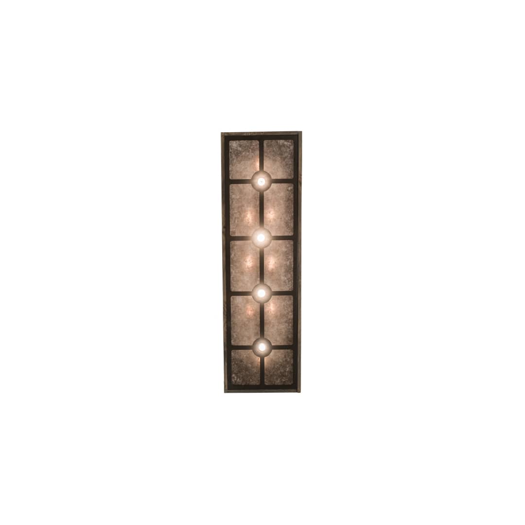 8 Light 61" Wide Wood Linear Pendant