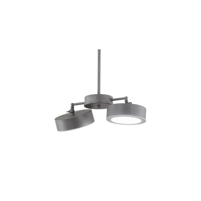 2 Light 8" Wide Mini Pendant