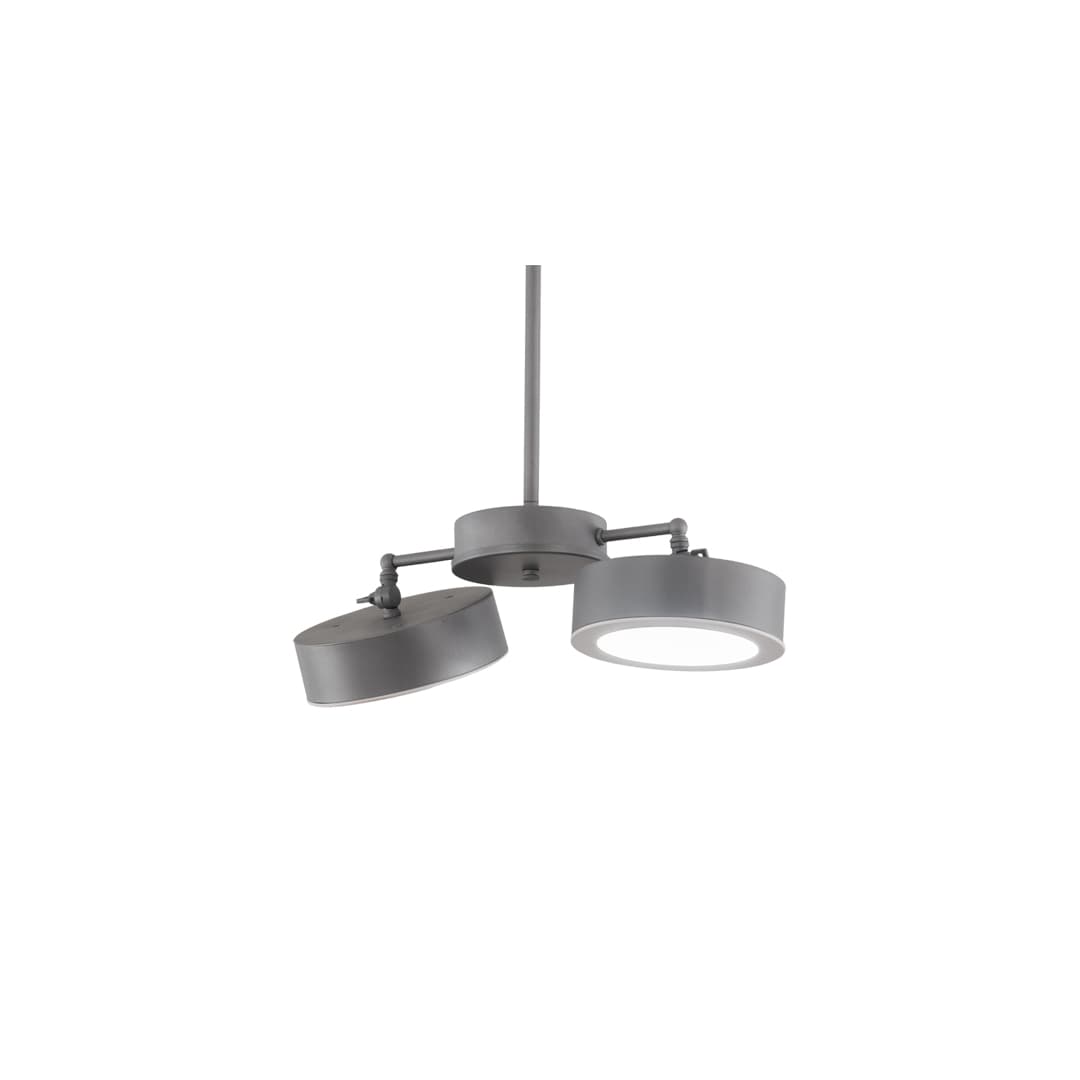 2 Light 8" Wide Mini Pendant