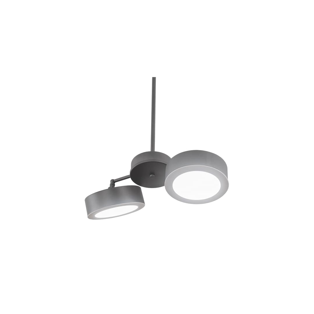 2 Light 8" Wide Mini Pendant