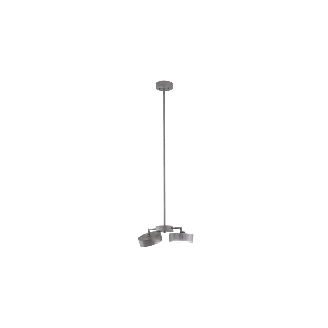 2 Light 8" Wide Mini Pendant