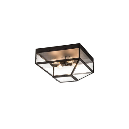 Mission Prime 4 Light 28" Wide Flush Mount Ceiling Fixture