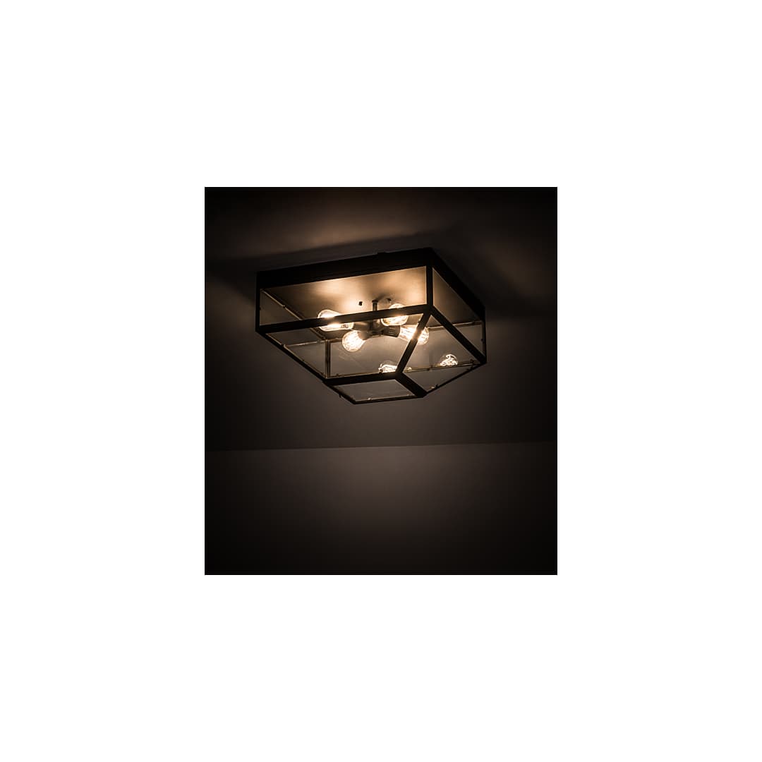 Mission Prime 4 Light 28" Wide Flush Mount Ceiling Fixture