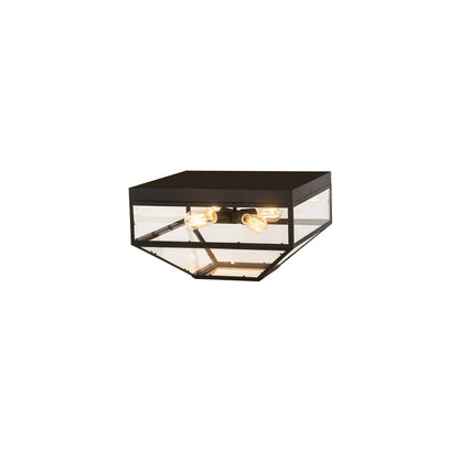 Mission Prime 4 Light 28" Wide Flush Mount Ceiling Fixture