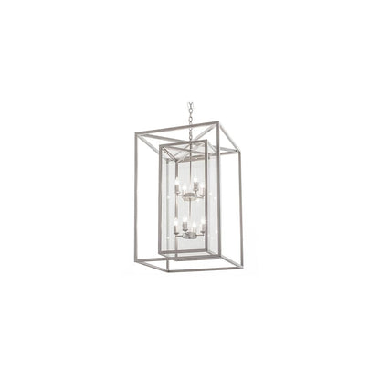 8 Light 34" Wide Taper Candle Pendant