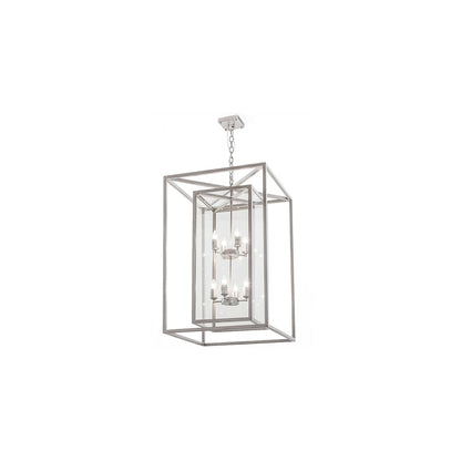 8 Light 34" Wide Taper Candle Pendant