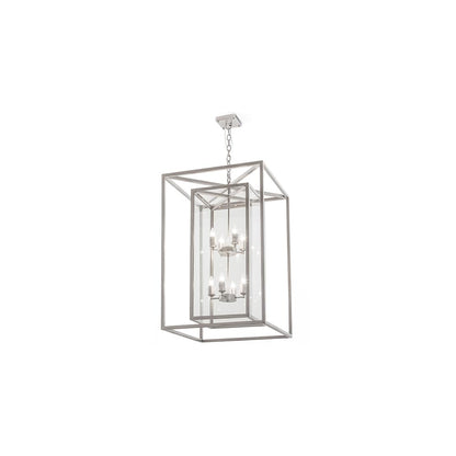 8 Light 34" Wide Taper Candle Pendant